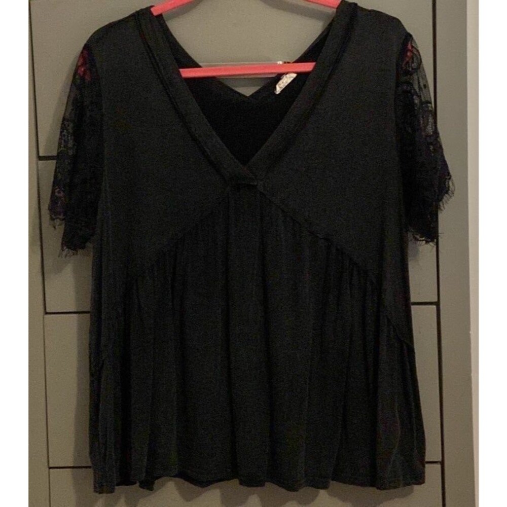 Pol top pol shirt pol lace eyelash lace boutique nwot womens small oversized med